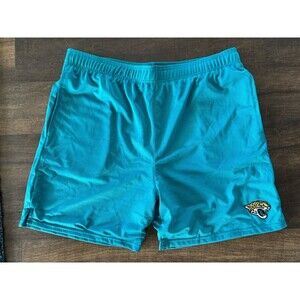 Jacksonville Jaguar Mesh Shorts Mens XXL Teal NFL Football Training Shorts New